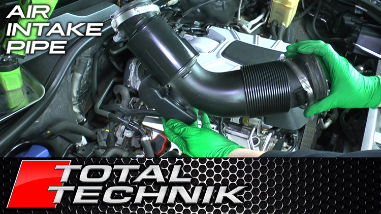 How to Remove Air Intake Pipe - Audi Q7 - 4L (2005 - 2015)