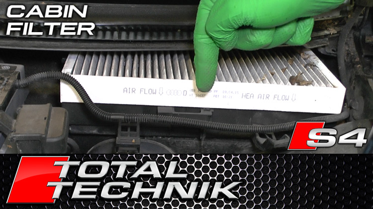 How to Change Cabin Filter (Pollen Filter) - Audi S4 - 4.2 V8 - B6 B7 (2003-2008)