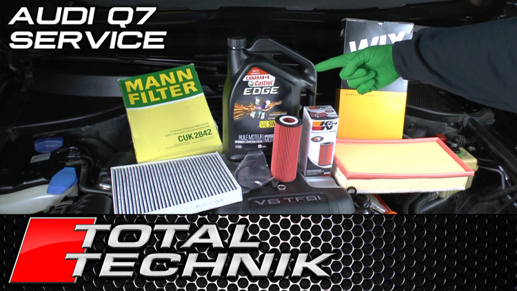 How to Service Your Audi 3.0 TFSI  Q7