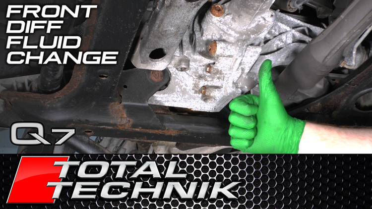 How to Change Front Diff Fluid - Audi Q7