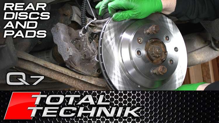 How to Change Rear Brake Discs (Rotors) & Pads - Audi Q7 (also Touareg & Cayenne)