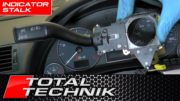 How to Remove Indicator Stalk Switch COMPLETE GUIDE Audi A4 S4 RS4 B6 B7 (2001-2008)