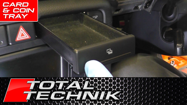 How to Remove Coin & Card Tray COMPLETE GUIDE Audi A4 S4 RS4  B6 B7 2001-2008