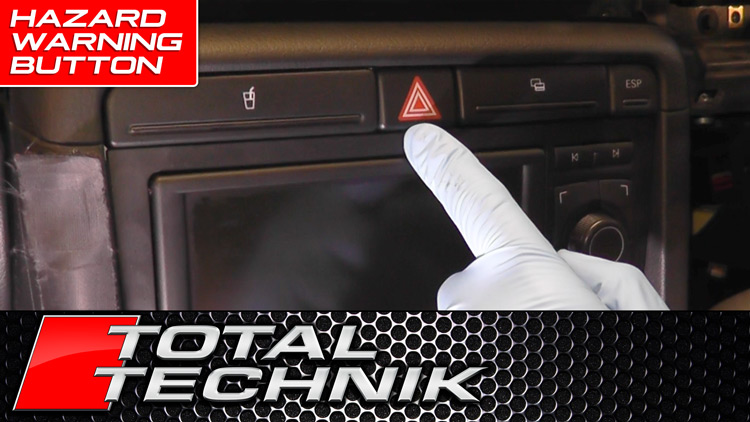 How to Remove Hazard Warning Button COMPLETE GUIDE Audi A4 S4 RS4 B6 B7 2001-2008