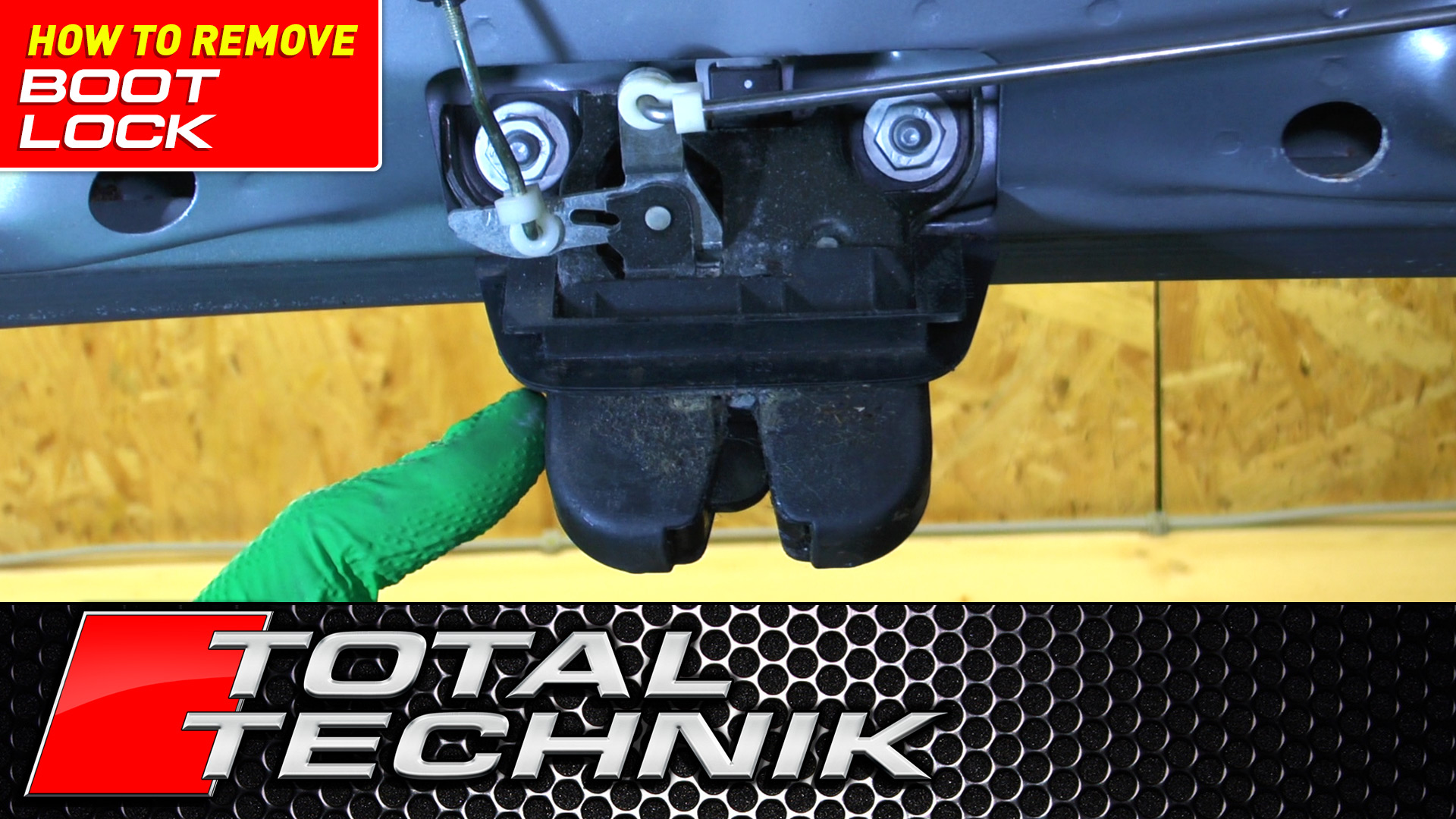 How to Change Tailgate Lock Avant  Audi A6 S6 RS6  C5 1997-2005