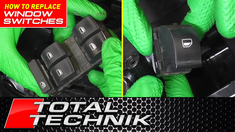 How to Replace Electric Windows Switches Audi A4 S4 RS4 (B6 B7)