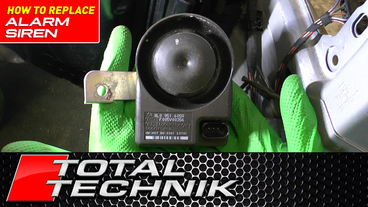 How to Replace Alarm Siren Avant Audi A6 S6 RS6 - C5 (1997-2005)