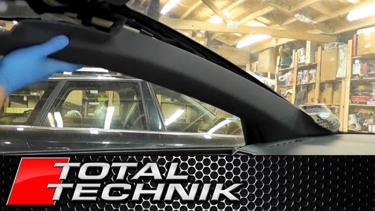 How to Remove Upper A Pillar Trim - Audi A4 S4 RS4 - B6 B7