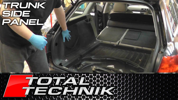 How to Remove Boot Wall Lining Side Panels - Audi A4 S4 RS4 - Avant - B6 B7 2001-2008