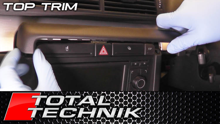 How to Remove Centre Console Top Trim - Audi A4 S4 RS4 - B6 B7 - 2001-2008