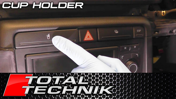 How to Remove Cup Holder - Audi A4 S4 RS4 - B6 B7 - 2001-2008