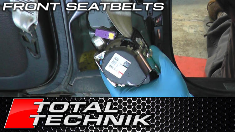 How to Remove Front Seat Belts - Audi A4 S4 RS4 - B6 B7 (2001-2008) - COMPLETE PROJECT