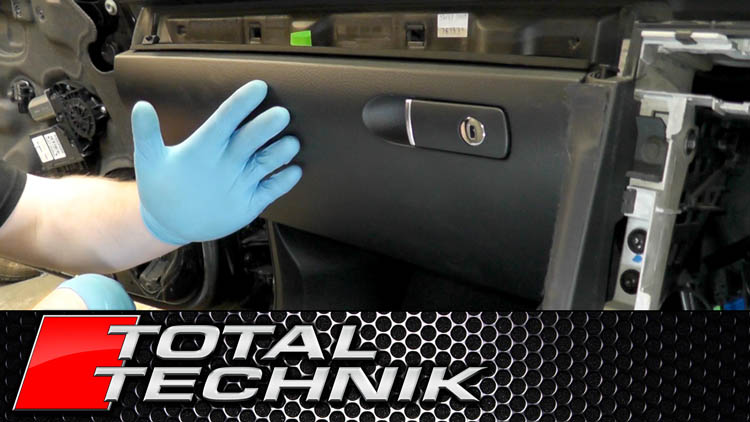 How to Remove Glove Box / Glove Compartment - Audi A4 S4 RS4 - B6 B7 - 2001-2008