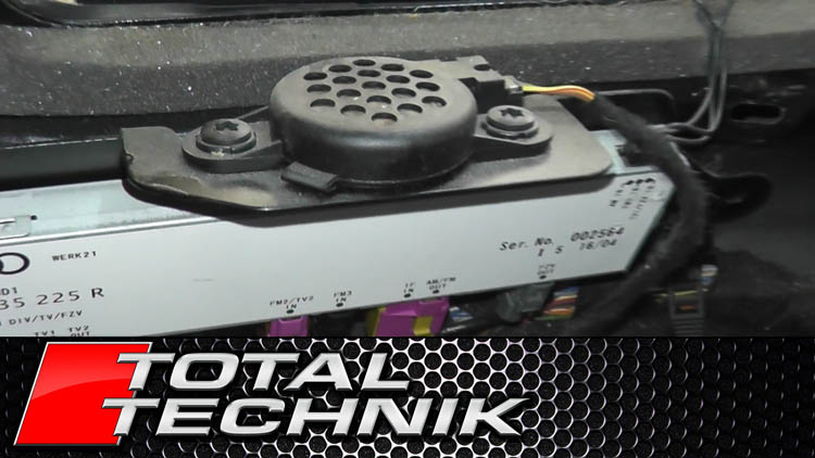 How to Remove Rear Parking Sensor Buzzer Avant - Audi A4 S4 RS4 - B6 B7 - 2001-2008