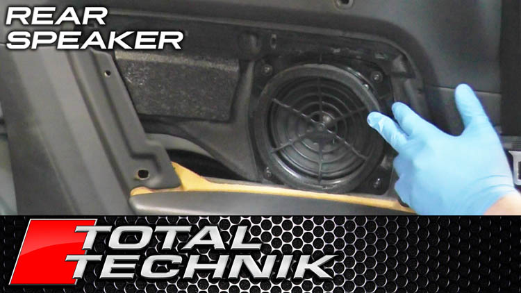 How to Remove Rear Panel (Door) Speaker (Cabriolet) - Audi A4 S4 RS4 - B6 B7
