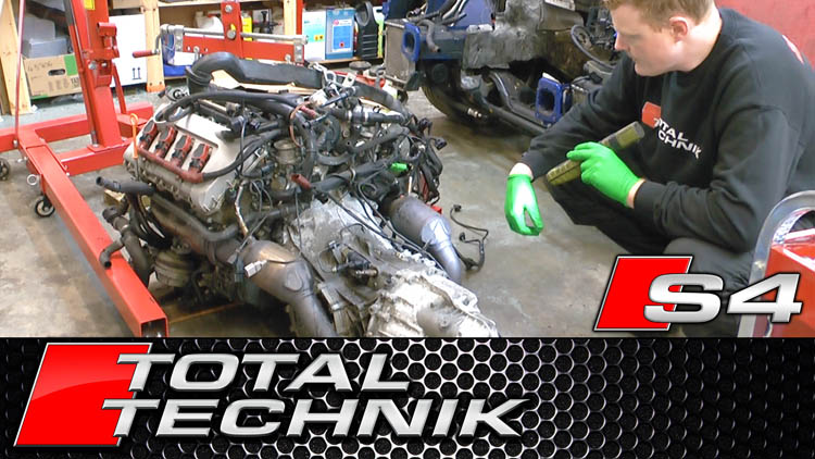 Audi S4 Engine Removal (BBK 4.2 V8) - B6 B7 - 2003-2008 - COMPLETE PROJECT