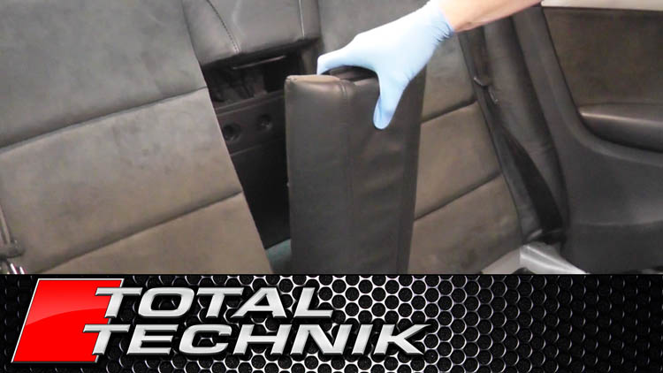 How to Remove Ski Bag Access Rear Seat Panel (Cabriolet) - Audi A4 S4 RS4 - B6 B7 - 2001-2008