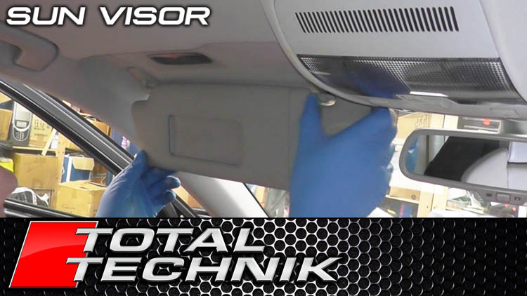 How to Remove Sun Visor - Audi A4 S4 RS4 - B6 B7 2001-2008