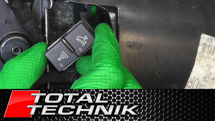 How to Remove Tow Away Alarm Switch Button - Audi A4 S4 RS4 - B6 B7