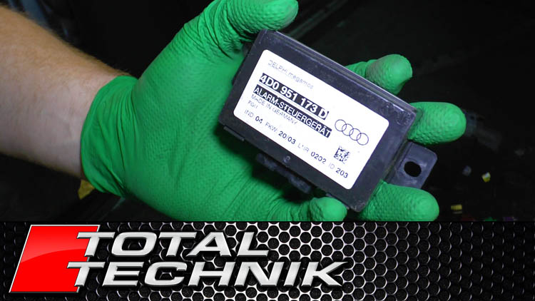 Location of Alarm Motion Sensor - Audi A6 S6 RS6 - C5 - 1997-2005