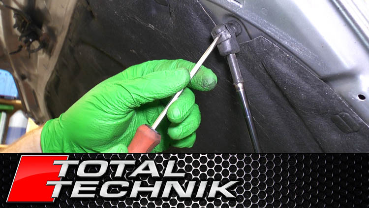 How to Remove Bonnet Gas Lift Strut - Audi A6 S6 RS6 - C5 - 1997-2005