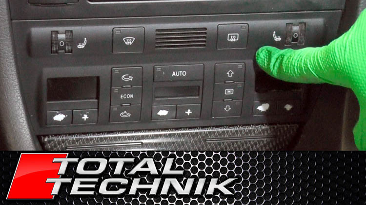 How to Remove Climate Control Heater Main Control Panel - Audi A6 S6 RS6 - C5 - 1997-2005