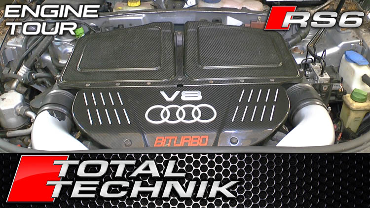 Audi RS6 Engine Bay Guided Tour (Basic Components) - Audi RS6 - C5 - 2002-2005