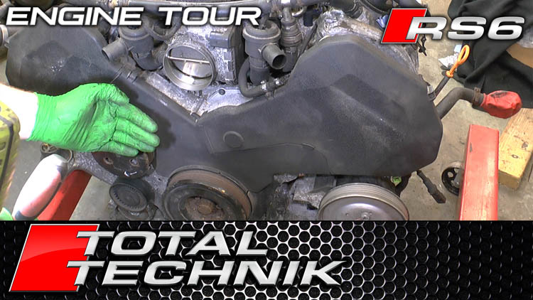 Audi RS6 (BCY) Engine Guided Tour (Removal) - Audi RS6 - C5 - 1997-2005