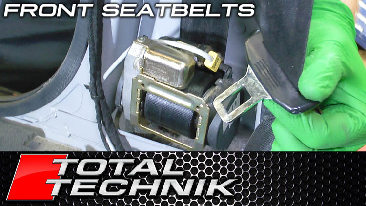 How to Remove Front Seat Belts - Audi A6 S6 RS6 (C5) - COMPLETE PROJECT