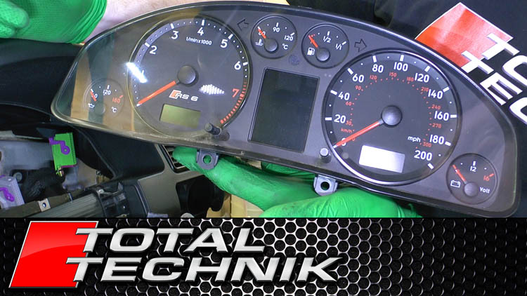 How to Remove Speedo Instrument Cluster - Audi A6 S6 RS6 - C5 - 1997 - 2005