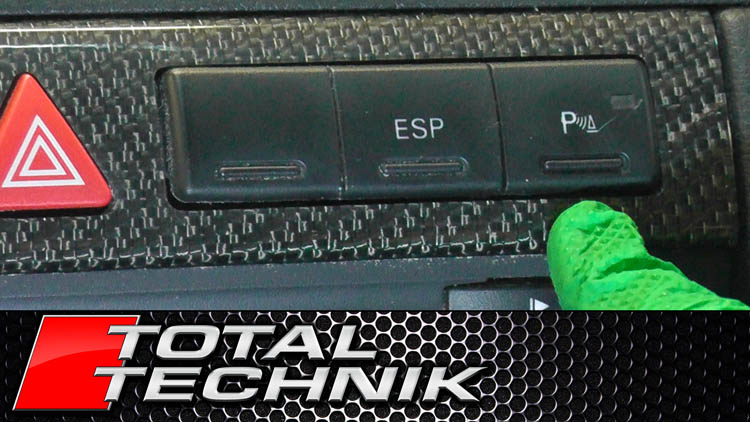 How to Remove Parking Sensor Button Switch - Audi A6 S6 RS6 - C5 - 1997-2005