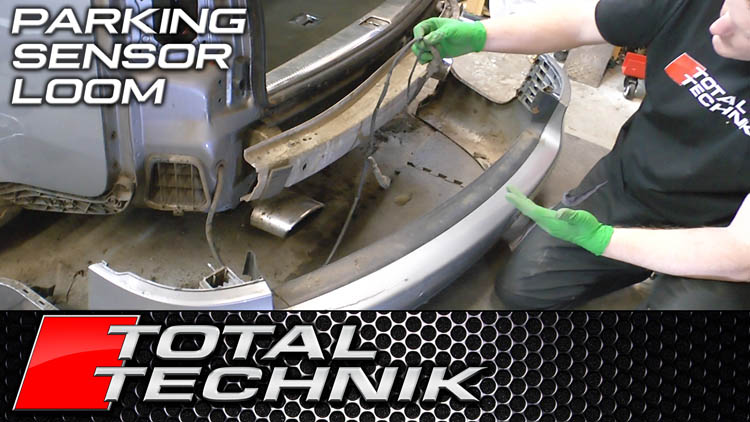 How to Remove Rear Parking Sensor Wiring Loom - Audi A6 S6 RS6 (C5)