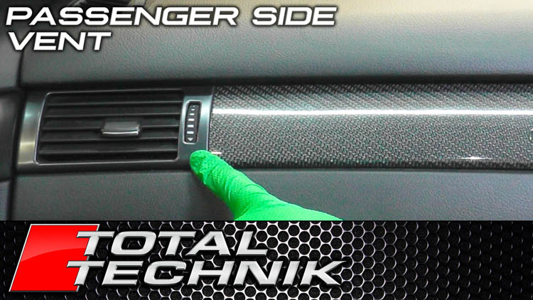 How to Remove Passenger Side Climate Control Vent - Audi A6 S6 RS6 (C5) - 1997-2005