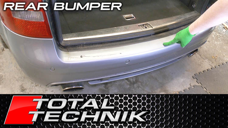 How to Remove Rear Bumper - COMPLETE PROJECT- Audi A6 S6 RS6 (C5 1997-2005)