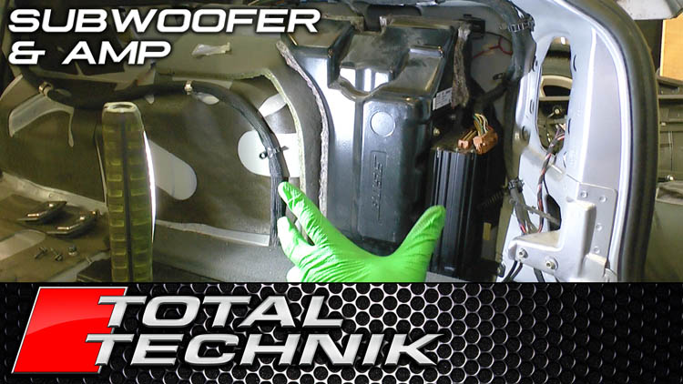 How to Remove Stereo Sub Woofer (and Amp) Avant - Audi A6 S6 RS6 - C5 - 1997-2005