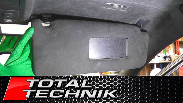 How to Remove Sun Visors - Audi A6 S6 RS6 - C5 (1997-2005)