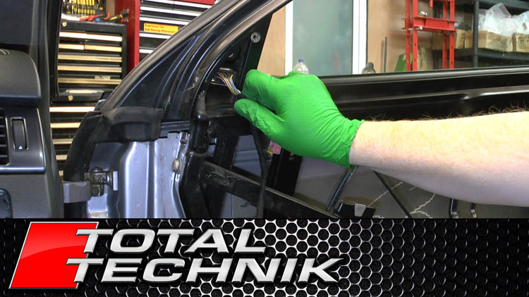 How to Remove Electric Wing Mirror Wiring Loom - Audi A6 S6 RS6 - C5 - 1997-2005