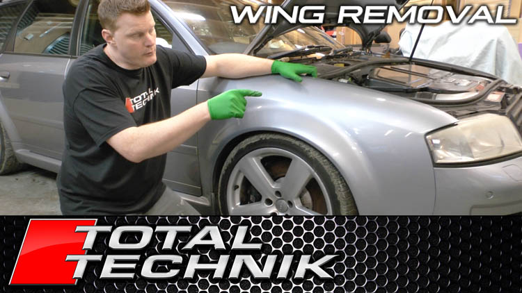 How to Remove Front Wing (Fender) - Audi A6 S6 RS6 (C5) - 1997-2005 - COMPLETE PROJECT