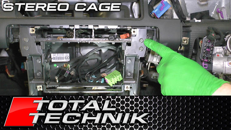 How to Remove Stereo Cage Frame (Double Din) - Audi A6 S6 RS6 (C5)