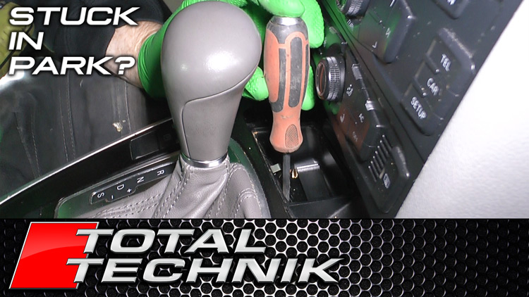 How to Move Gearstick Stuck in Park - Audi A4 B8 Audi A6 C6 and Other Audi VW Models!