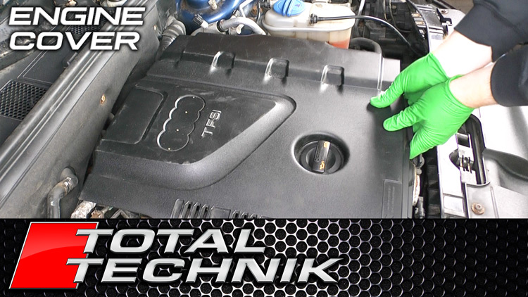 How to Remove Engine Cover - 2.0 TFSI Engine -  Audi A4 - B8 - 2008-2016